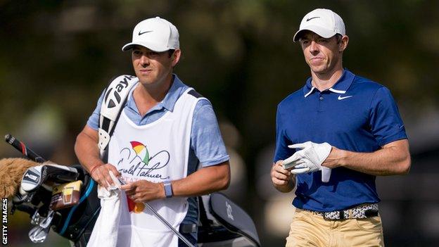 Rory McIlroy and caddy Harry Diamond