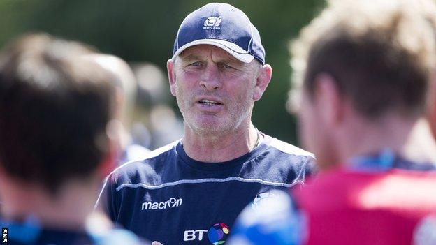 Scotland head coach Vern Cotter