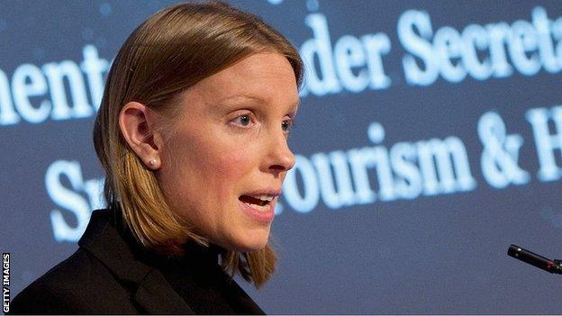 Sports Minister Tracey Crouch