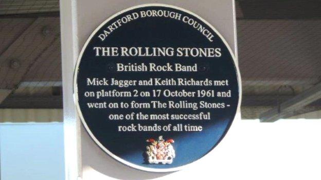 Rolling Stones plaque