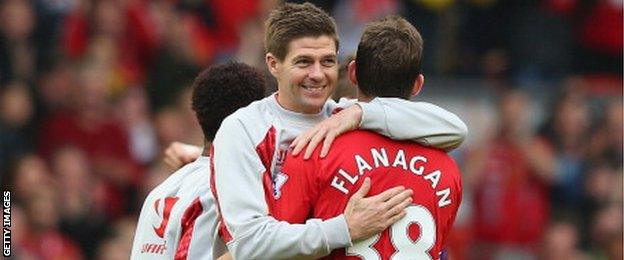 Steven Gerrard, Jon Flanagan