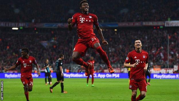 Bayern Munich defender David Alaba