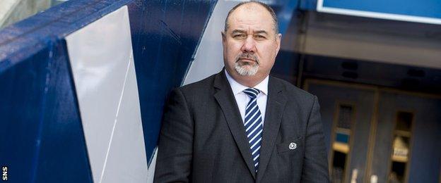 Mark Dodson, Scottish Rugby Chief Executive, at Murrayfield Stadium