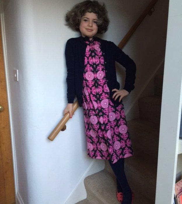 Theo from Northamptonshire is David Walliams's Boy in a Dress