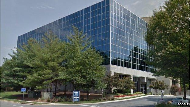 The office building in Herndon which AdvanFort gives as their HQ address