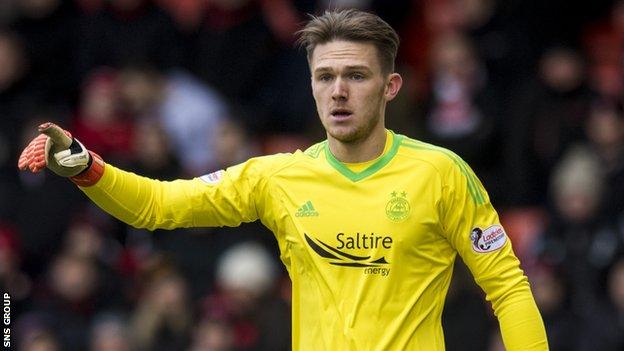 Freddie Woodman spent time on loan at Aberdeen last season