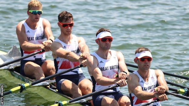 Harry Leask, Angus Groom, Tom Barras and Jack Beaumont