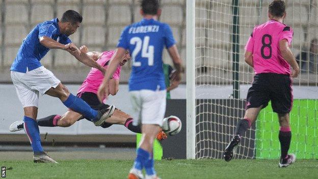 Graziano Pelle scores for Italy