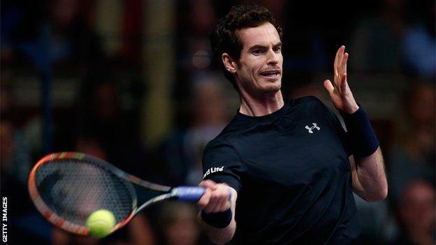 Murray ended 2015 as number two in the world rankings behind Novak Djokovic