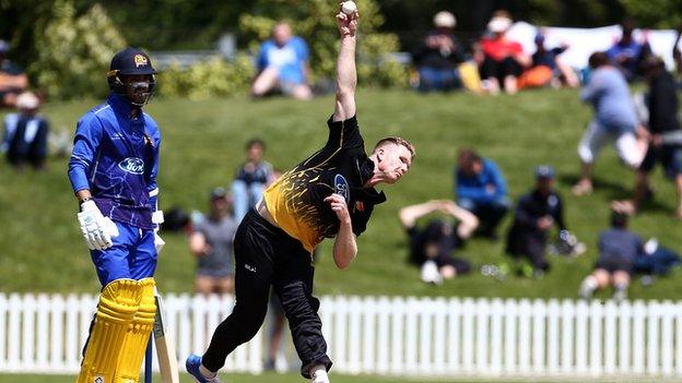 James Neesham of the Wellington Firebirds