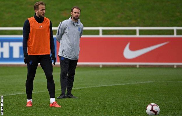 Harry Kane and Gareth Southgate