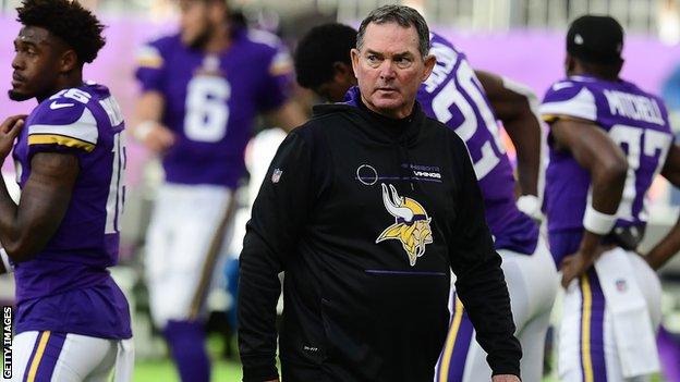 Vikings head coach Mike Zimmer