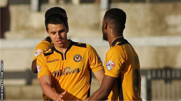 Tommy O'Sullivan of Newport County