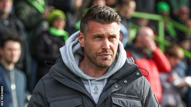 Forest Green manager Rob Edwards