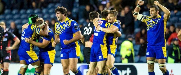 Zebre celebrate at full-time