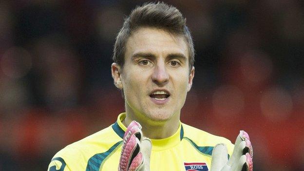 Antonio Reguero in action for Ross County