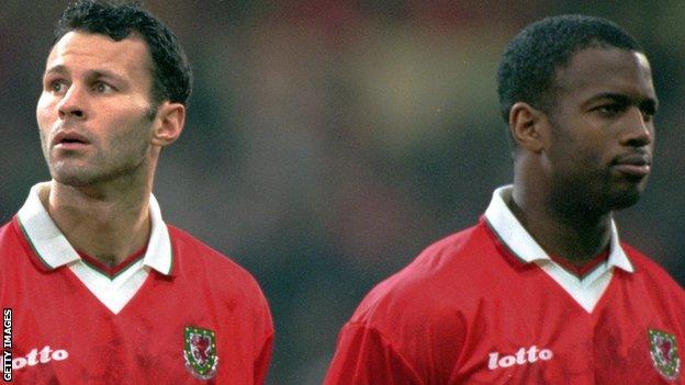 Ryan Giggs and Nathan Blake