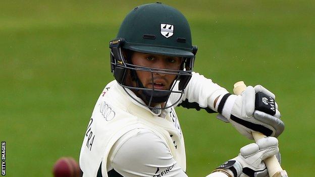 Worcestershire batsman Brett D'Oliveira