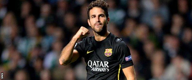 Barcelona match-winner Cesc Fabregas