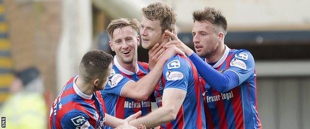 Alex Fisher hauled Inverness back into this one with a fine double