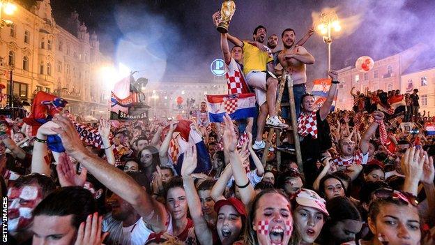 Croatia fans