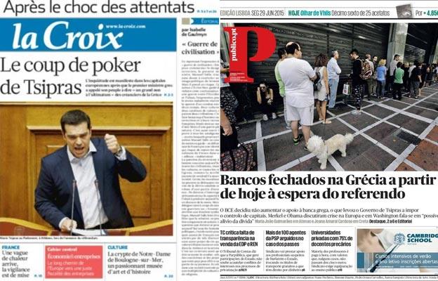 European Newspaper Front Pages