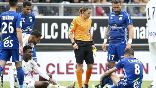 France referee Stephanie Frappart