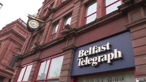 Belfast Telegraph headquarters in Belfast