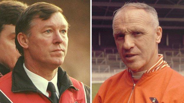 Alex Ferguson and Bill Shankly