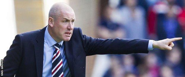 Rangers manager Mark Warburton