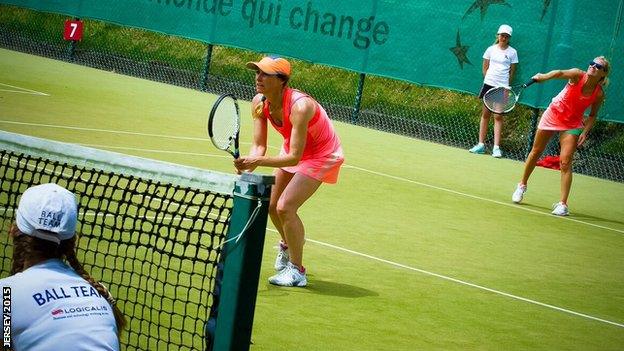 Island Games tennis doubles