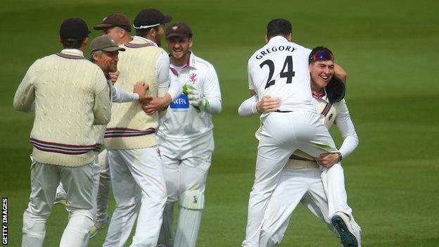 Somerset celebrate