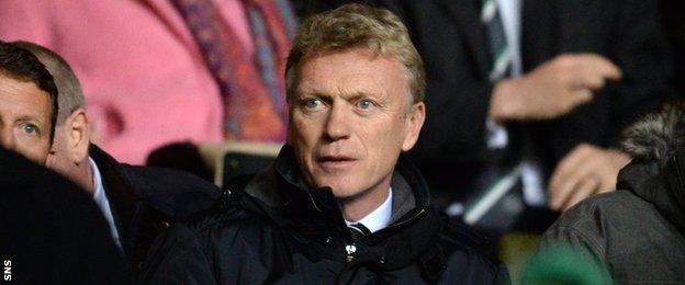 David Moyes at Celtic Park