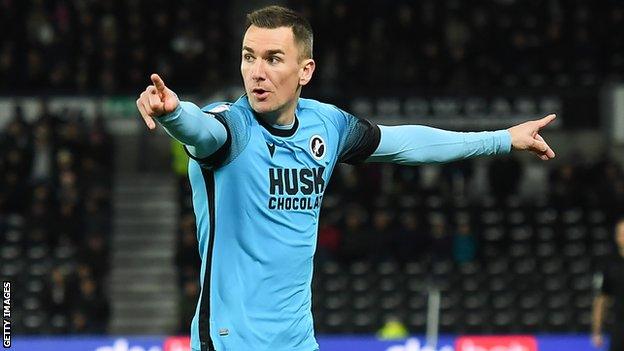 Millwall forward Jed Wallace