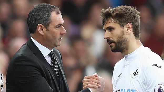 Paul Clement and Fernando Llorente