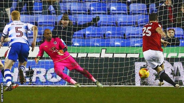 Chris Martin's penalty is saved by Ali Al-Habsi