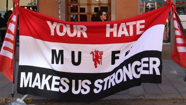 Manchester United banner