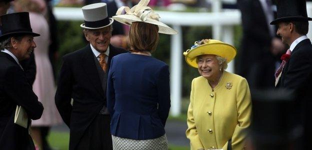 The Queen at Royal Ascot