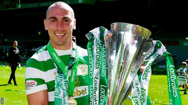 Celtic captain Scott Brown