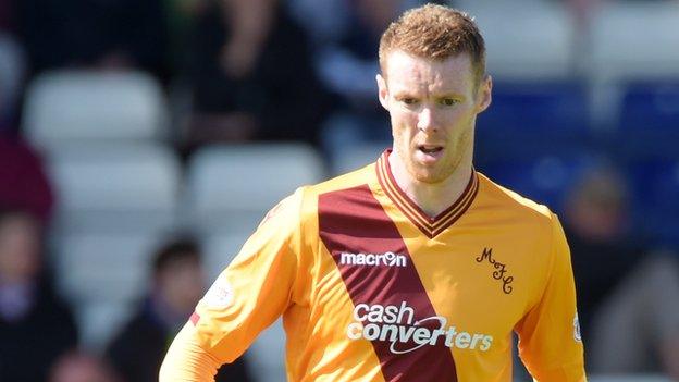 Motherwell midfielder Stephen Pearson