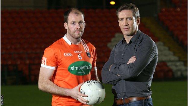 Armagh's Ciaran McKeever and Kieran McGeeney