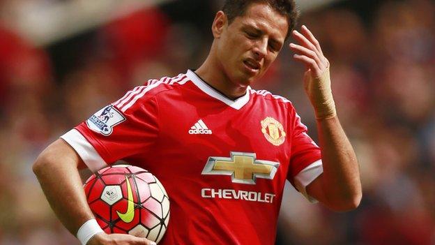 Manchester United forward Javier Hernandez