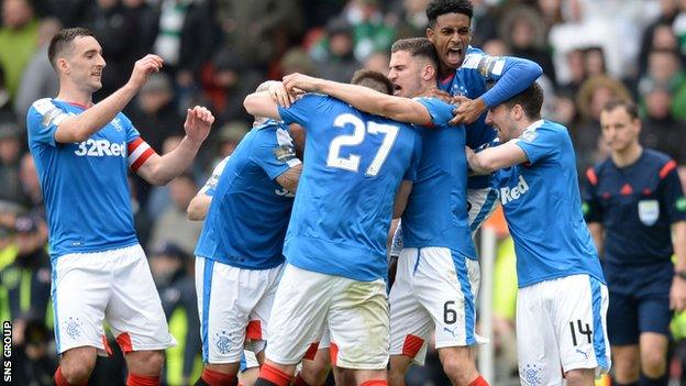 Rangers led twice at Hampden before prevailing on penalty kicks