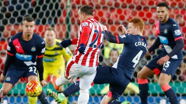 Stoke matchwinnr Xherdan Shaqiri