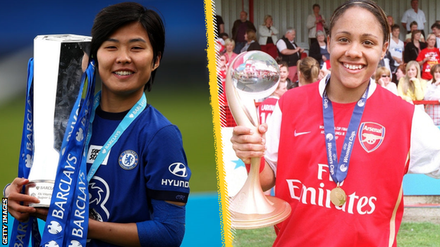 Ji So-yun and Alex Scott