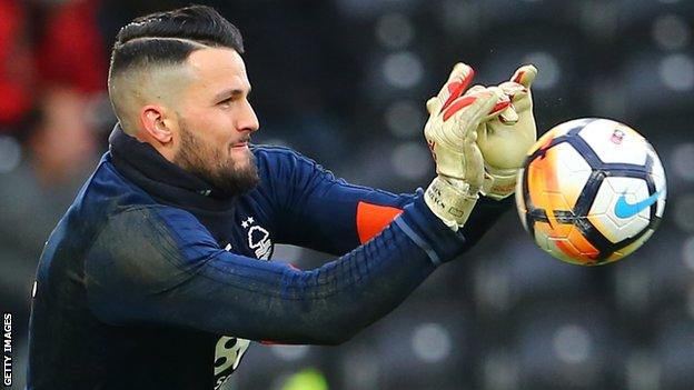 Stephen Henderson in action for Nottingham Forest