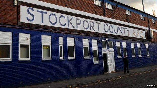 Edgeley Park, home of Stockport County