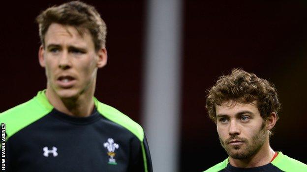 Liam Williams and Leigh Halfpenny