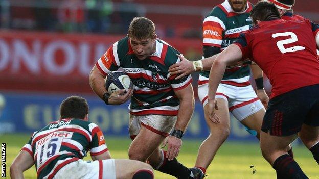 Leicester Tigers captain Tom Youngs