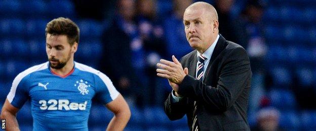 Rangers manager Mark Warburton